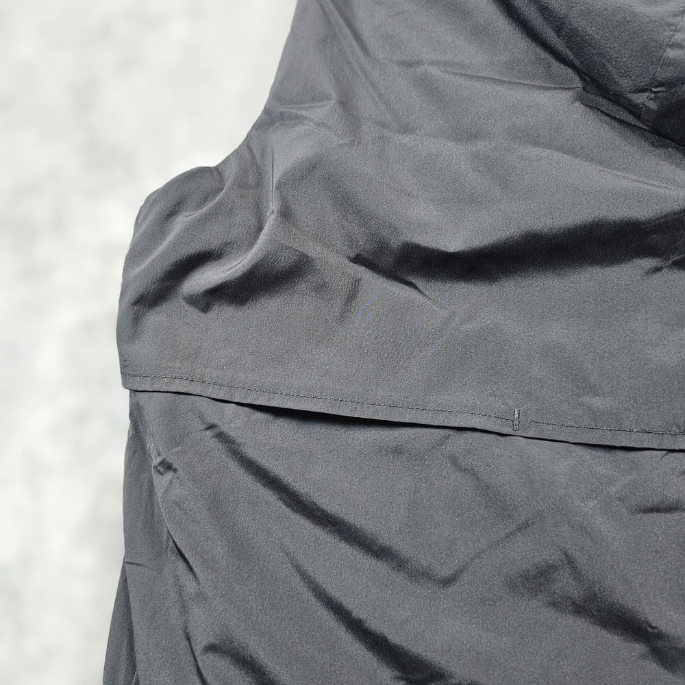 Alwrld Black Biodegradable Vest Full Zip Hooded Sleeveless Puffer Jacket Mens M - Picture 14 of 16